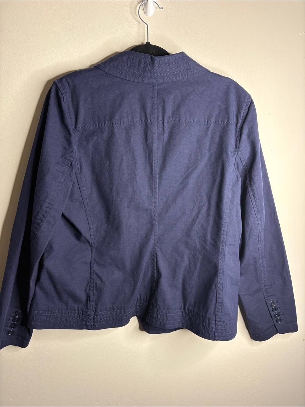 Talbots Deep Navy Single-Button Blazer Jacket - Picture 8 of 10